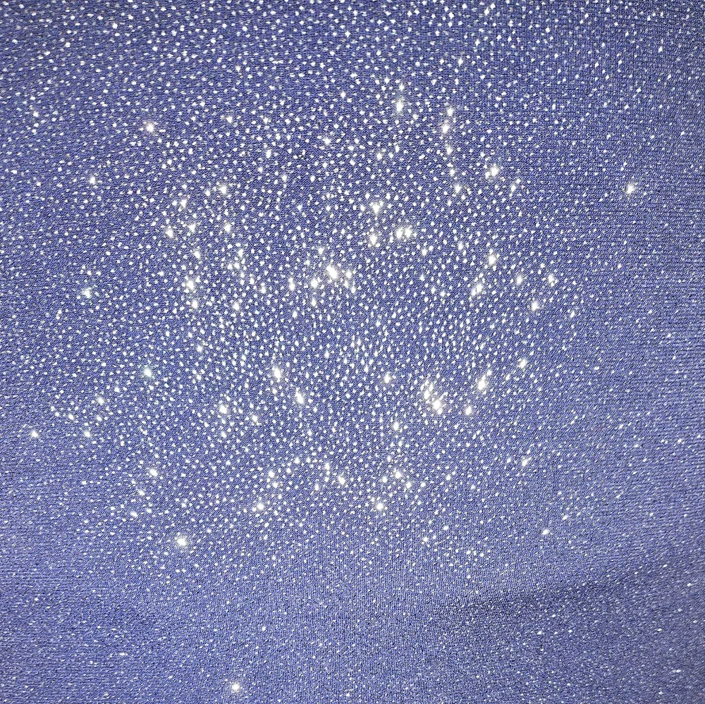 Lucy In The Sky Midnight Blue Sparkly Cutout Maxi Dress With Rhinestone Chain - Picture 11 of 11